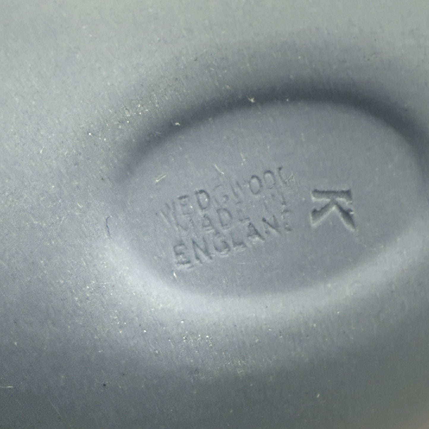 Wedgwood England Easter Egg Owl 1980 Blue Jasperware Original Box/Papers