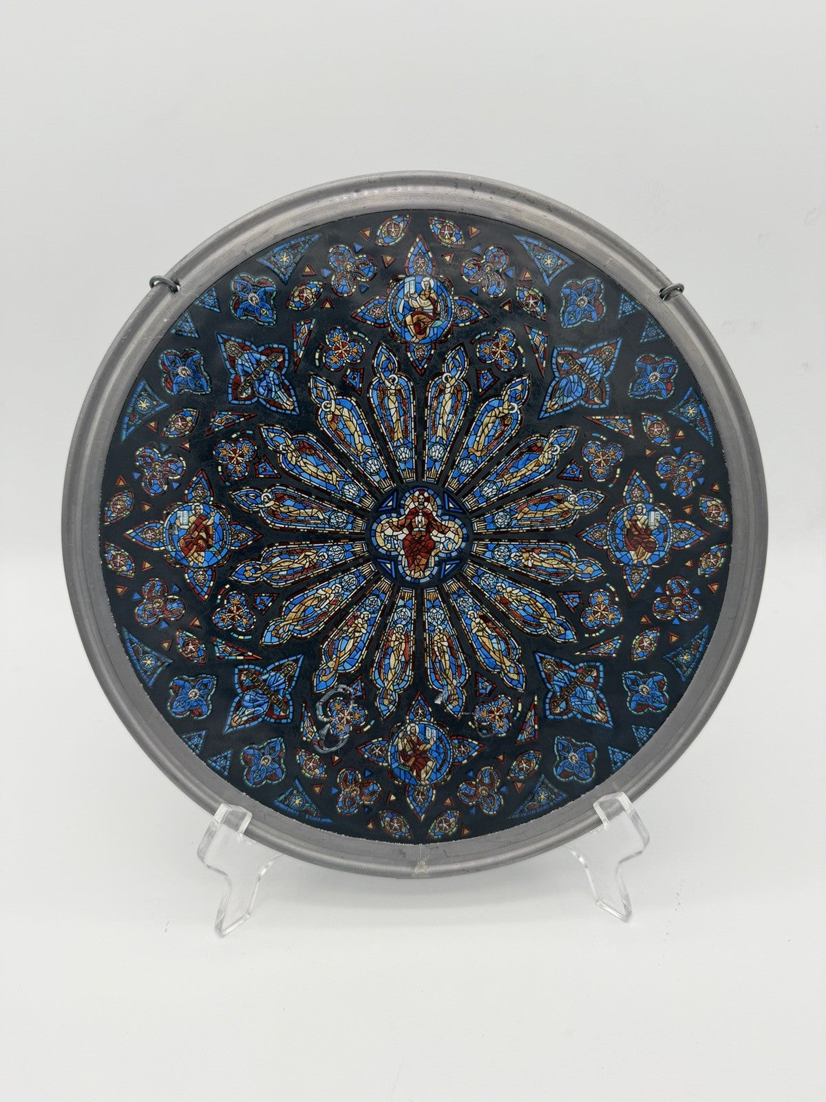 Glassmasters Stained Glass Reproduction St John Cathedral Rose Window Suncatcher