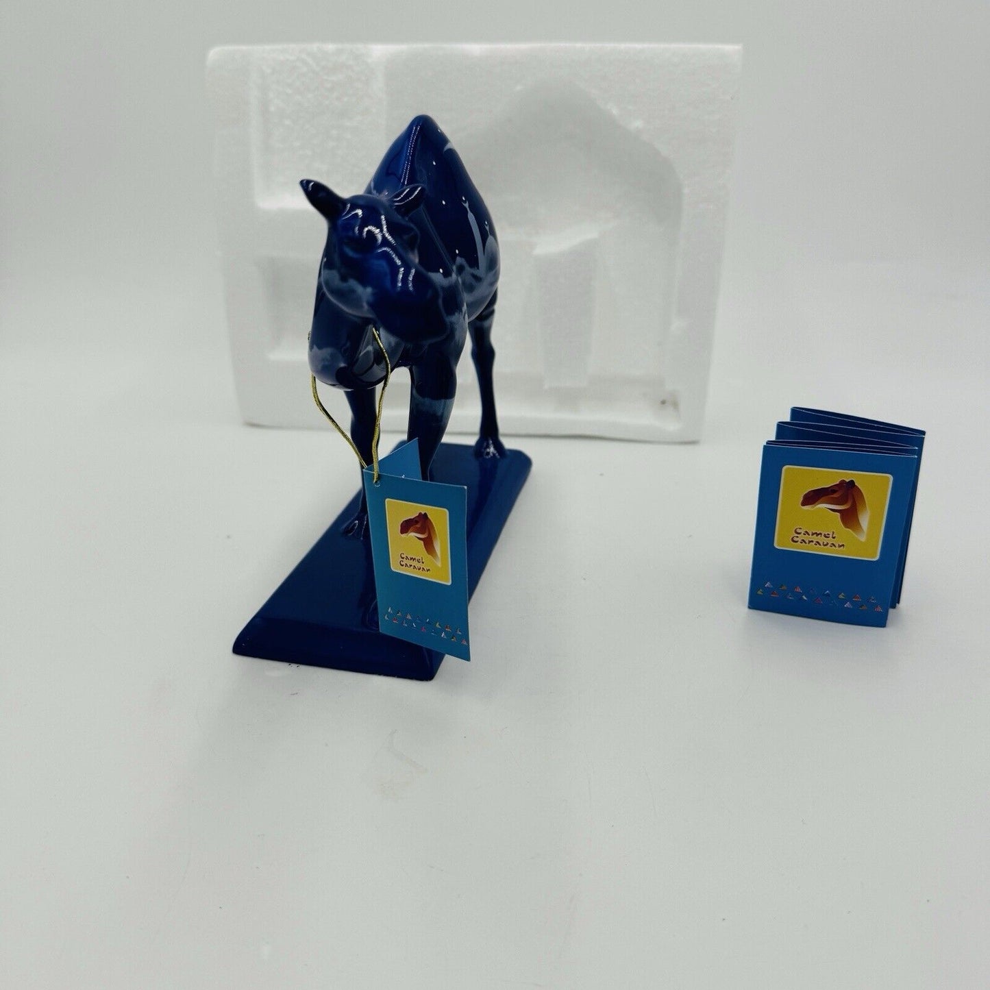 Camel Caravan # 39898 Heavenly Camel M & ArtWorks 2004 Ceramic Figurine Blue