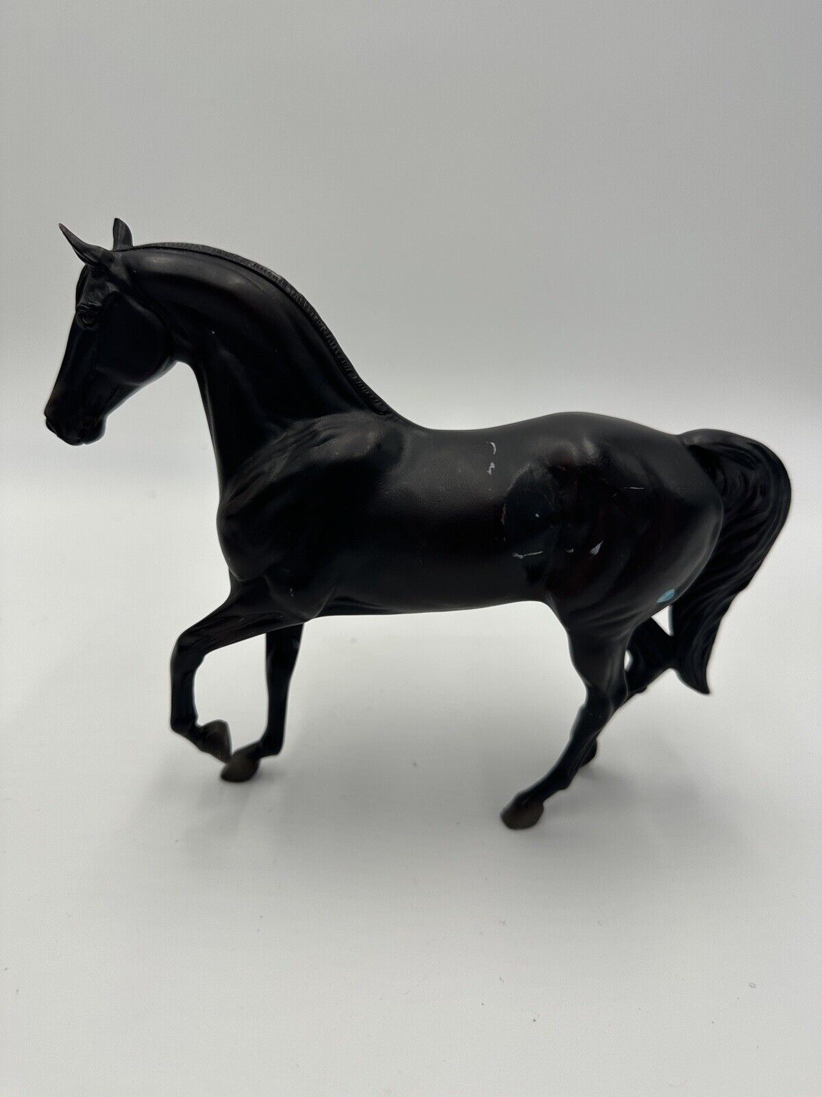 Breyer Horse Pair Raven Black Morgan And Classics Black Thoroughbred Toys