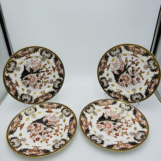 Royal Crown Derby King's Of Old Japan 383 Pattern Dinner Plate Porcelain Antique
