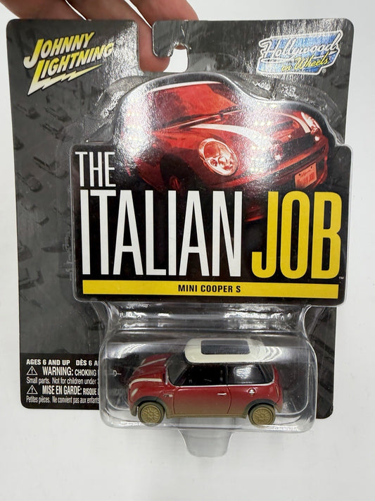 Johnny Lightning Hollywood On Wheels The Italian Job Mini Cooper Dusty Red Car
