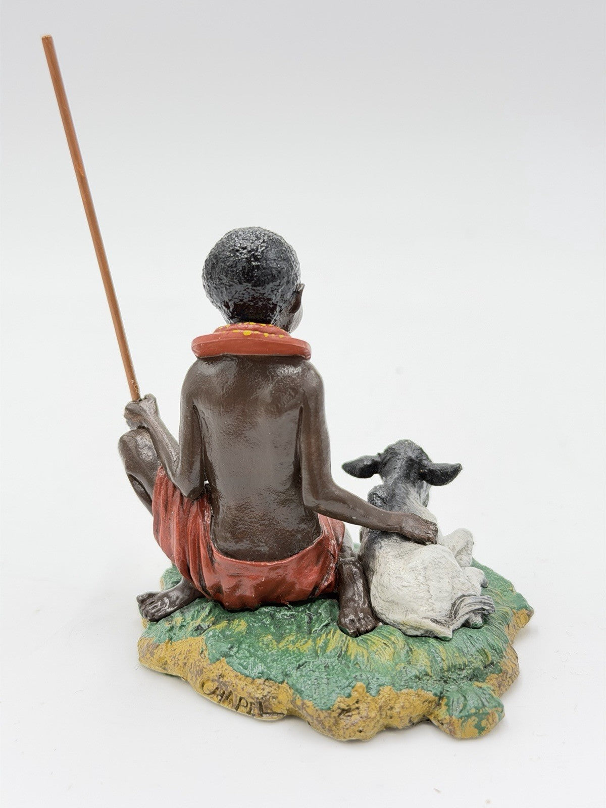 Franklin Mint 1977 Children Of The World Kenya Boy Fine Pewter Figurine