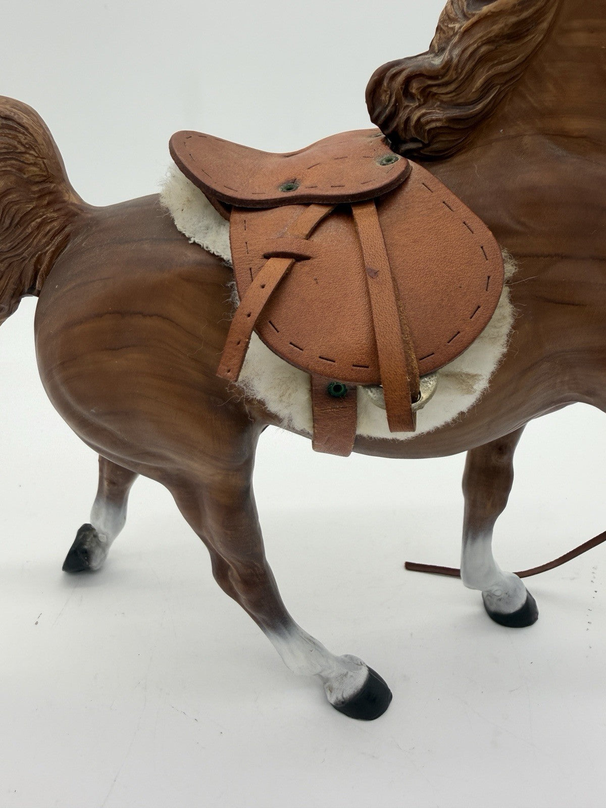 Breyer Five Gaiter Woodgrain w/Saddle & Bridle accessories 1964 Rare USA Horse