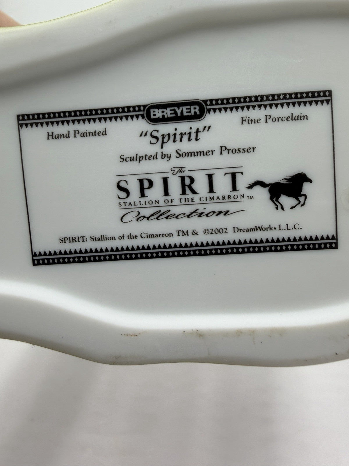 Rare Breyer Spirit Stallion Cimarron hand Painted Fine Porcelain figurine Horse
