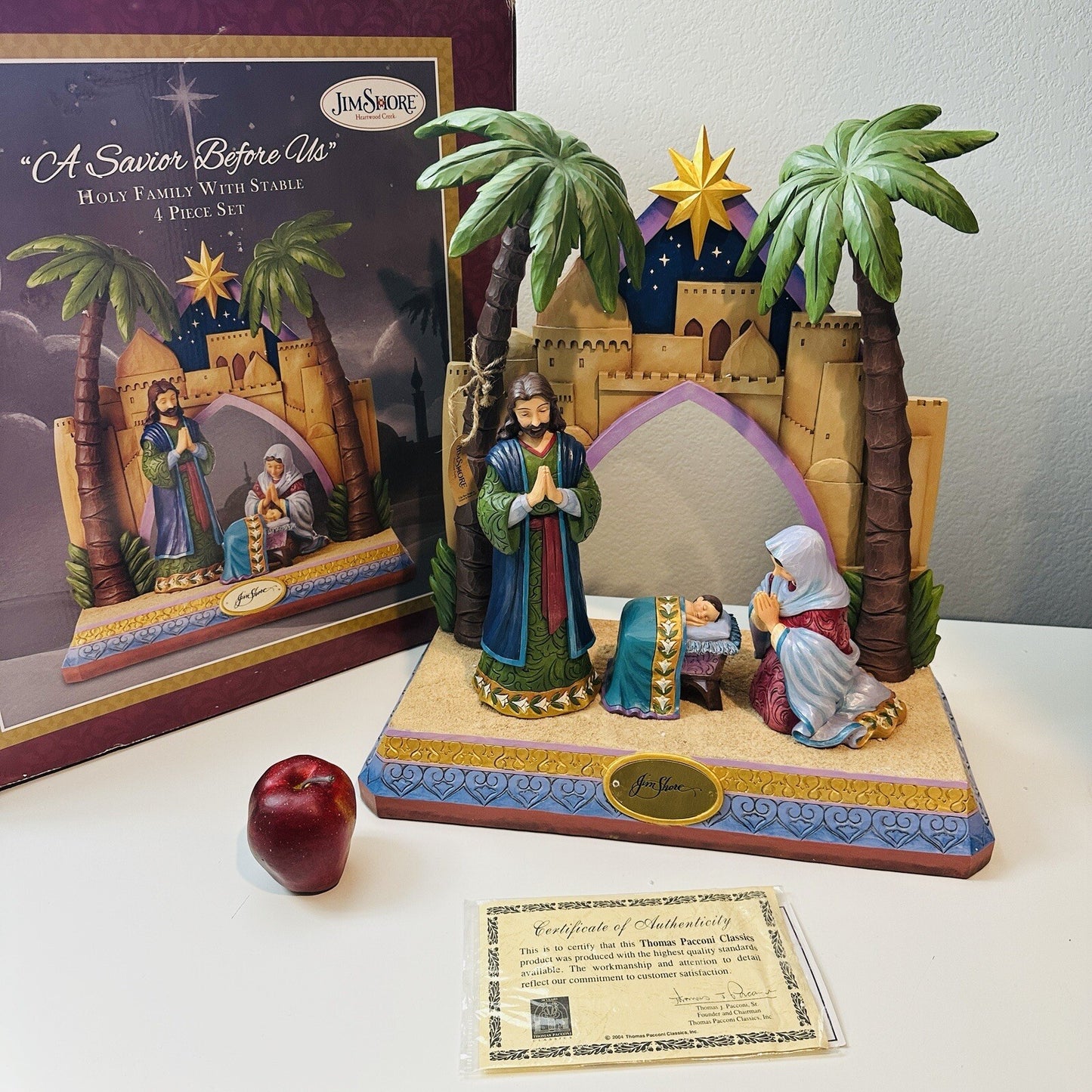 Large Jim Shore A Savior Before Us 500/750 Christmas Nativity Limited Edition