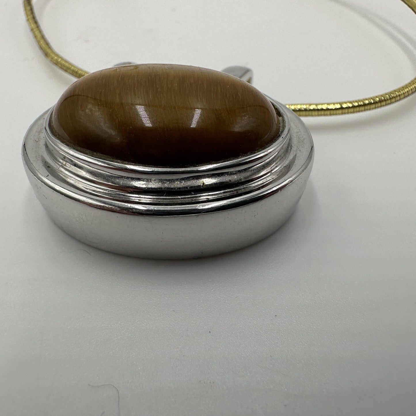 Laura Ramsey Eye Slide Pendant Women's Jewelry Sterling Tigers 925 LR Marked