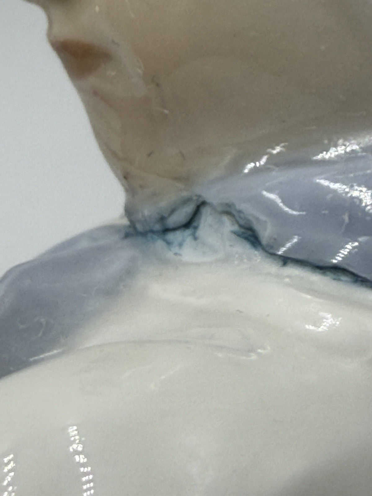 Meissen porcelain figure group Girl W/ Goats By Otto Pilz 1906 (Repaired) Large