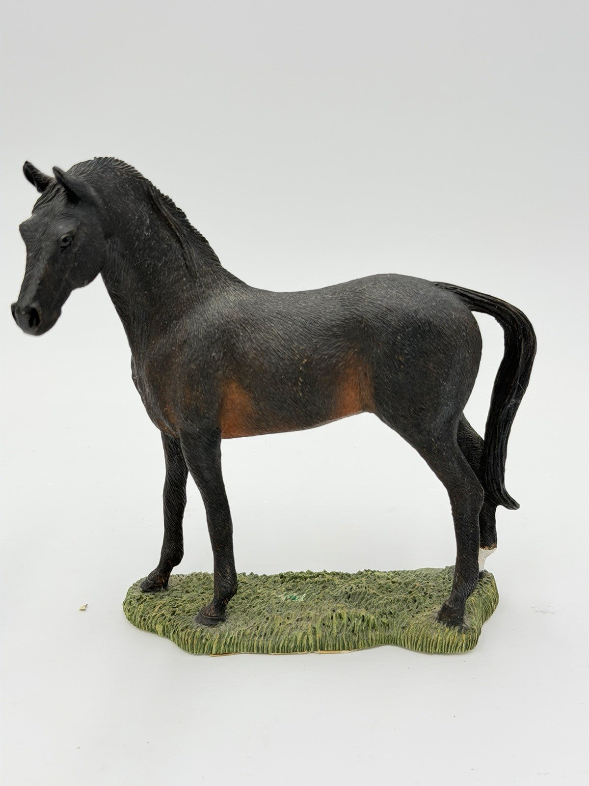 Rare Country Artists Morgan Dark Night Horse Figurine 6”H
