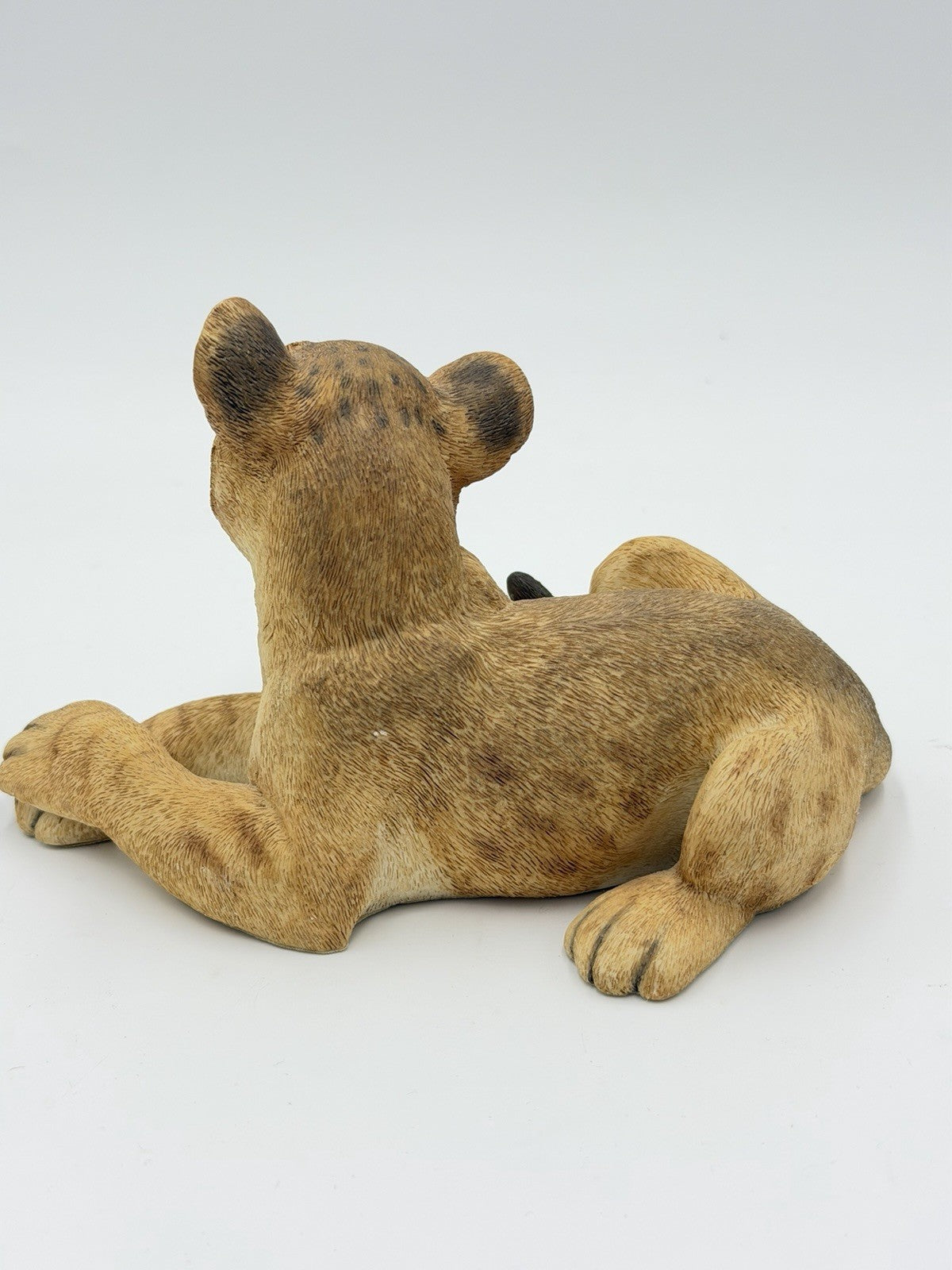 Rare Country Artists UK Fine Lion Cub Sculpture Figurine Hand Painted Vtg 2002