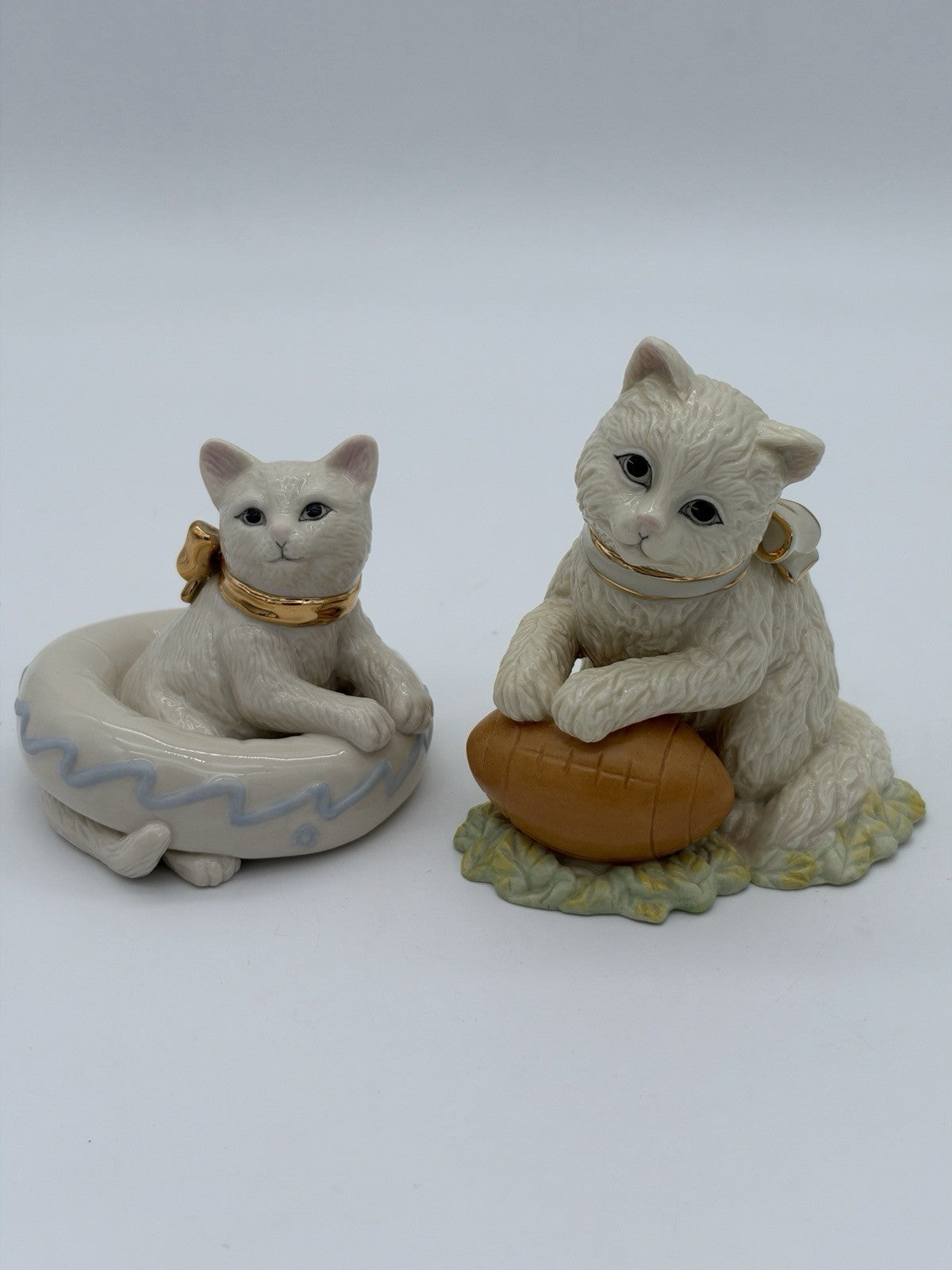Lenox USA Porcelain Twelve Months Of Kittens August /September Cats Figurines