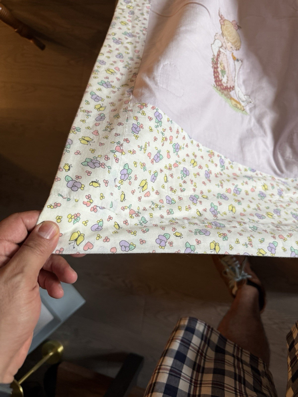 Precious Moments bedding PMI Spectrix patchwork cross-stitch comforter full