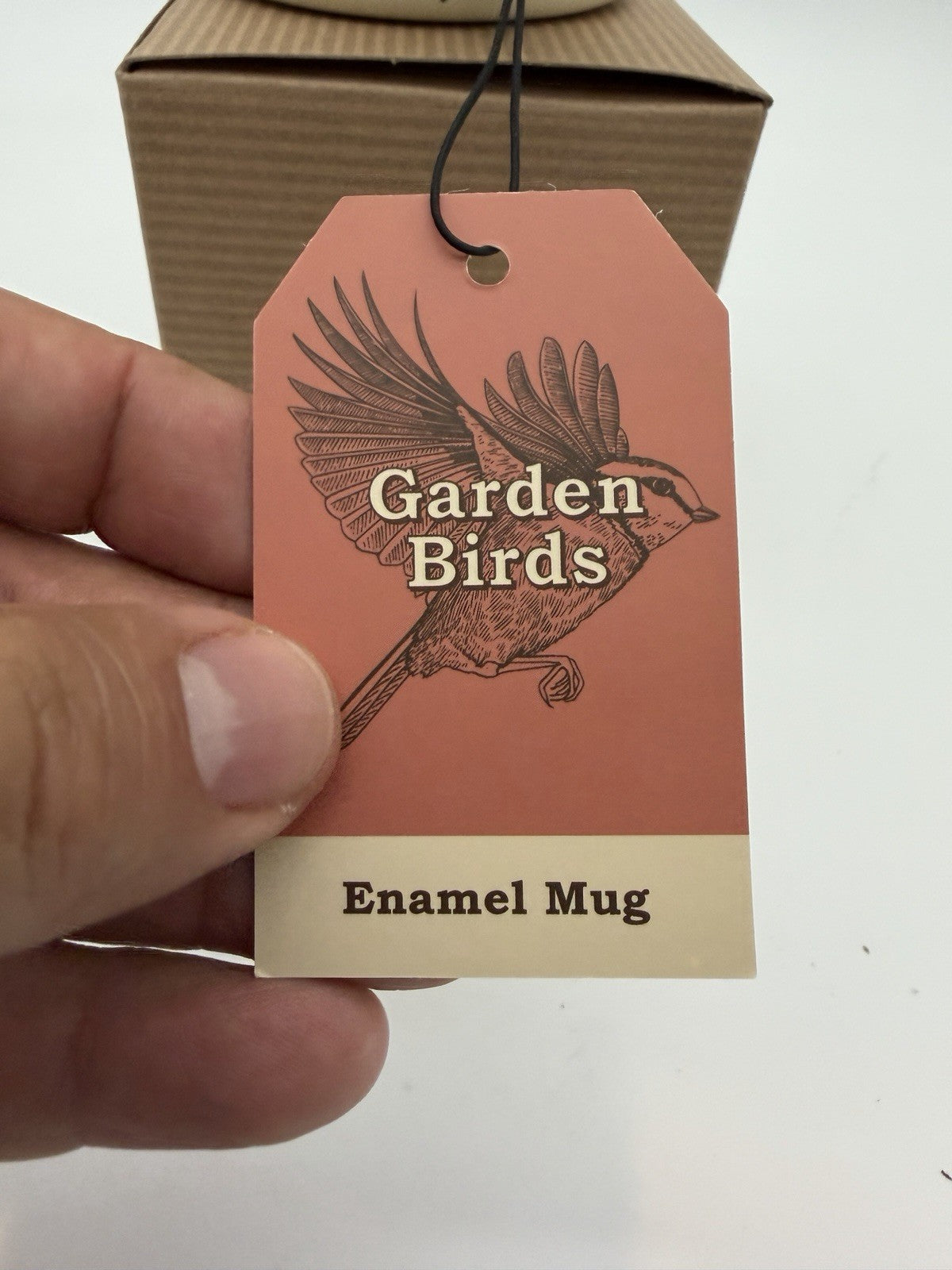 Garden Birds Enamel Coffee Mug Bird Watchers Gift Republic New Boxed