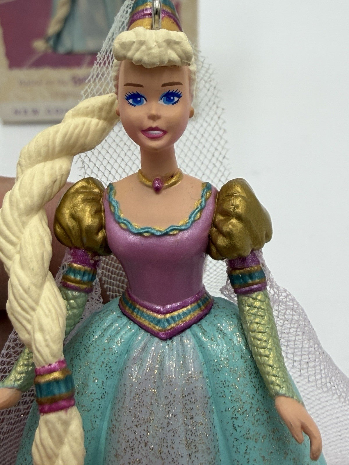 VTG Hallmark Keepsake Barbie as Rapunzel Ornament 1997 #1 On Series