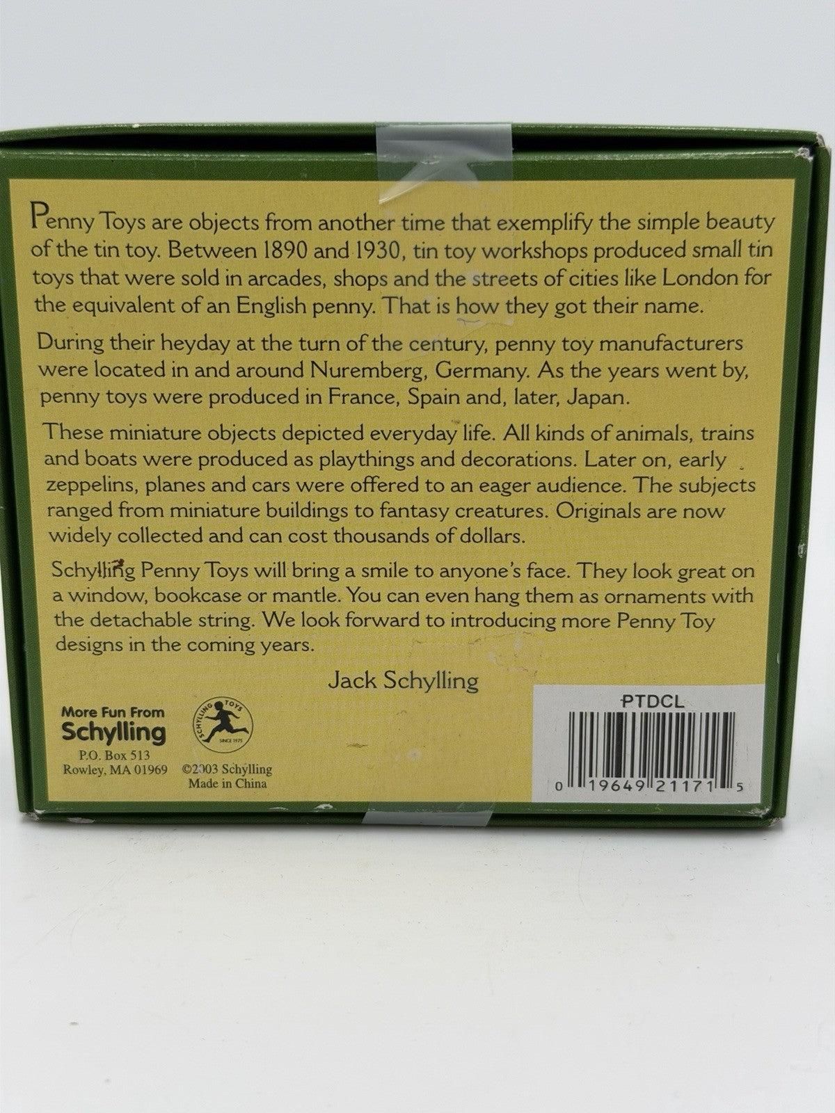 Schylling Penny Toy Tin Toy Collection Brown Lab Dog Ornament 2003 Retro