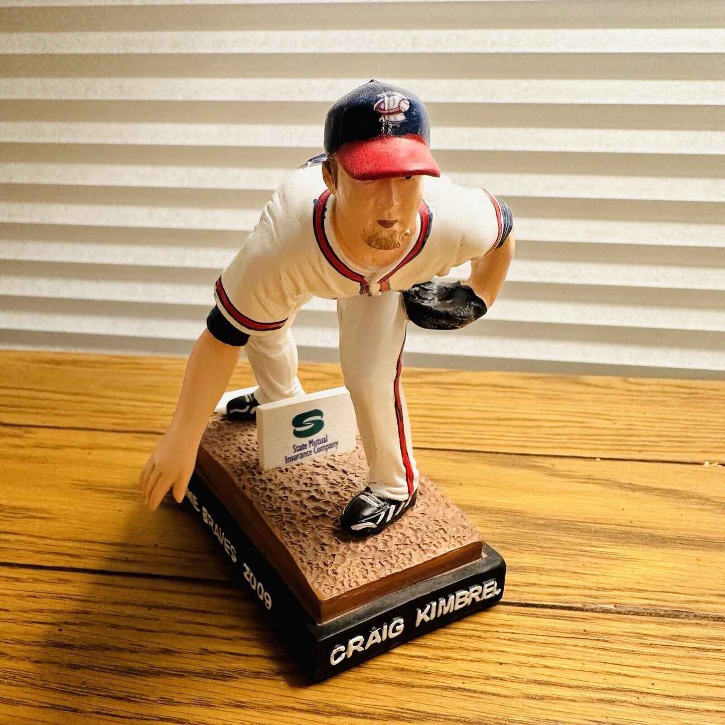 Craig Kimbrel Baseball Bobble Arm Figurine Rome Braves 2009 Rare Collectible