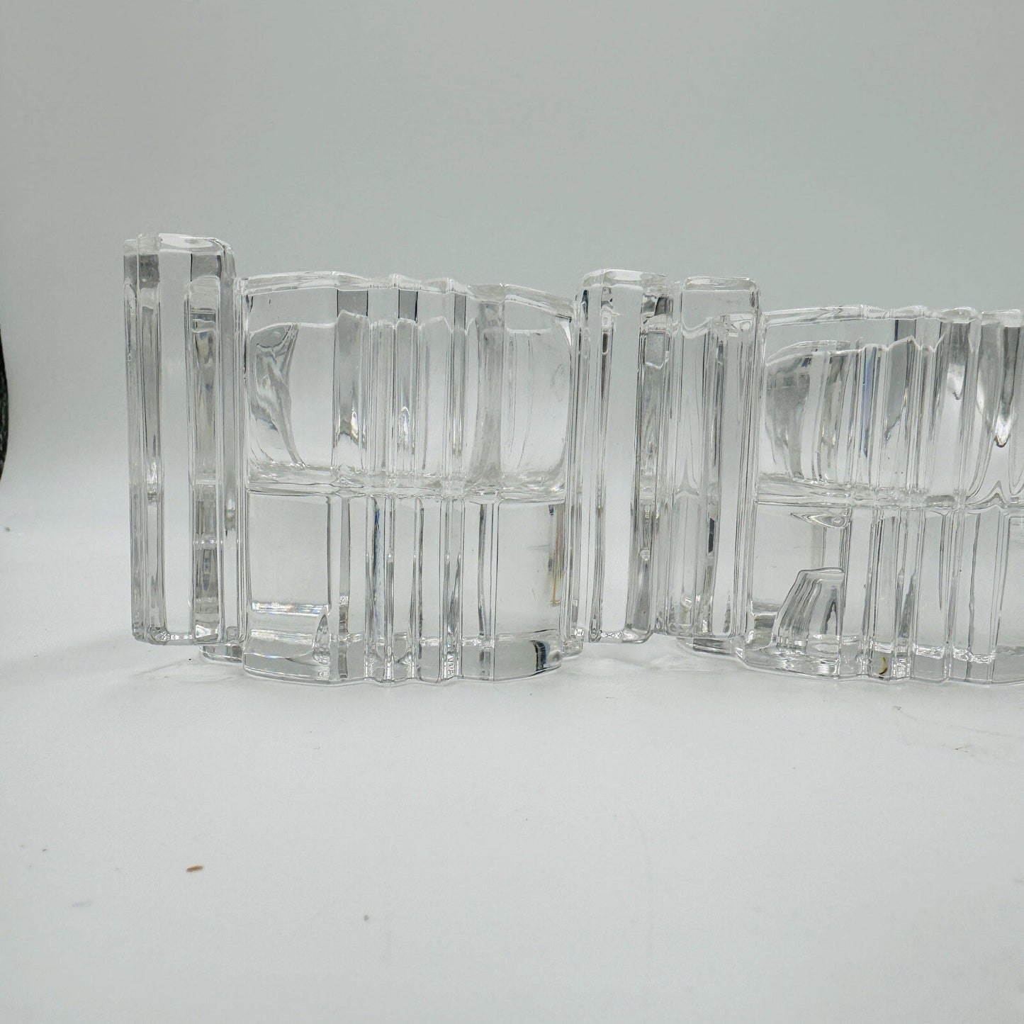 Vintage Set of 2 Lenox Fine Crystal Votive or Candle Stick/Tapper Holders