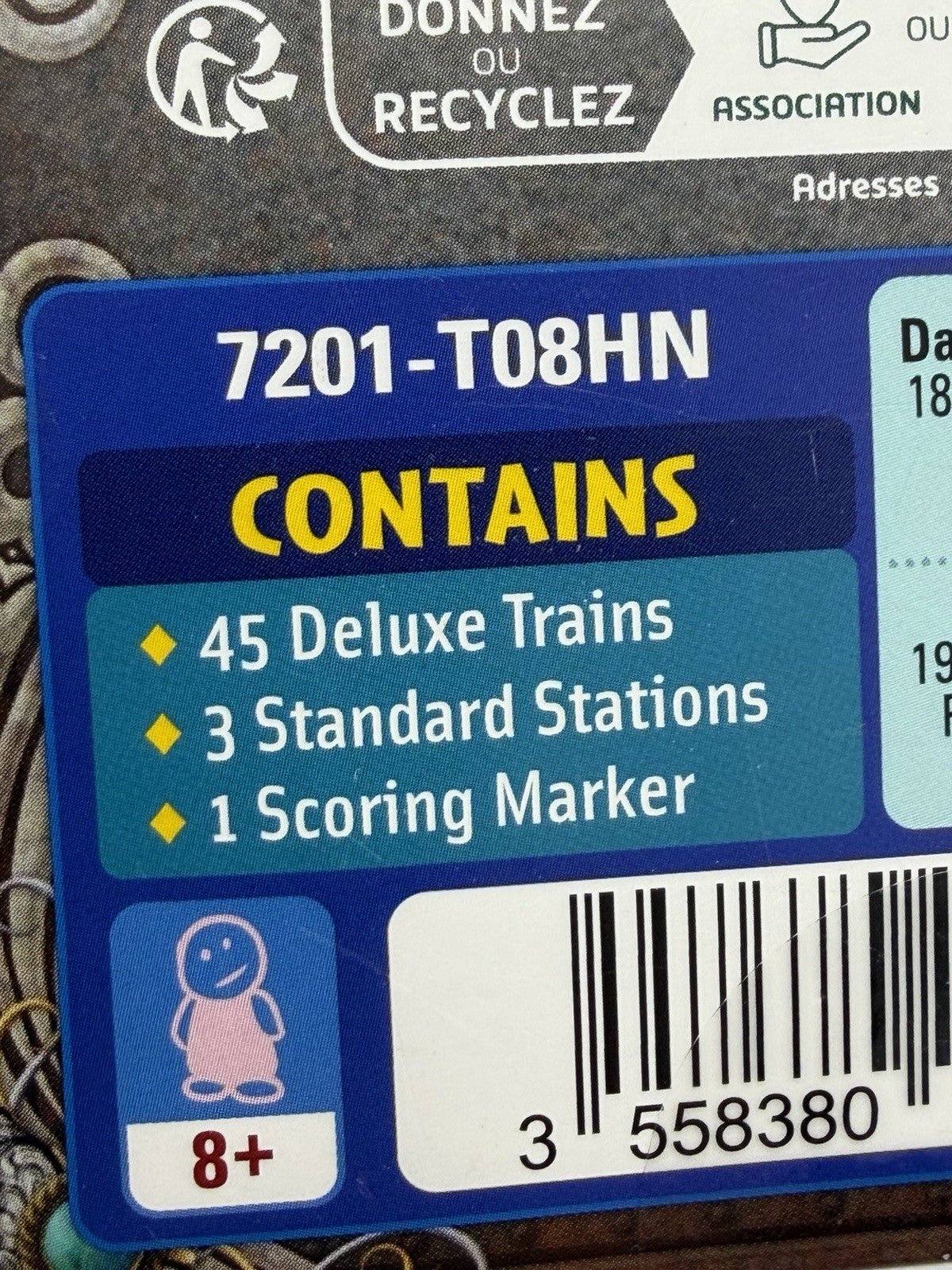 New Sealed Ticket to Ride Deluxe Train Set Days Of Wonders Board Game