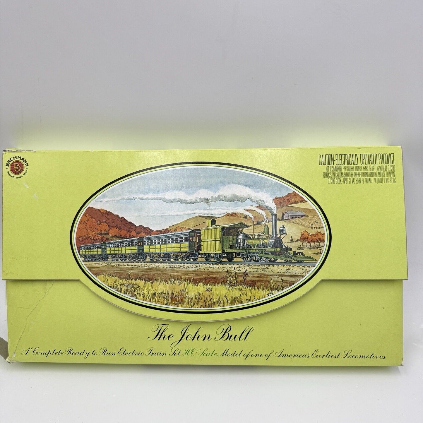 Bachmann - HO "The John Bull" Loco w/ Tender & Cars - Electric Train Set