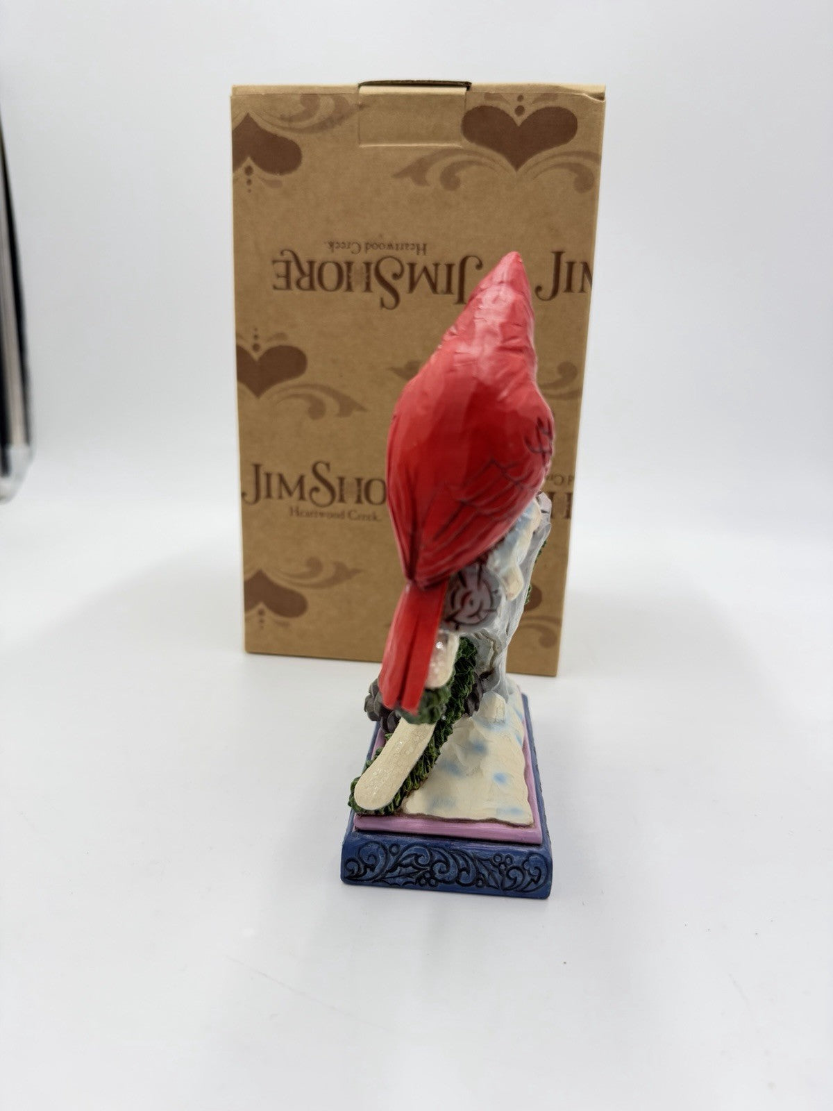 Rare Jim Shore Cardinals Pair Birds on Branch Peace Love & harmony Figurine 6”
