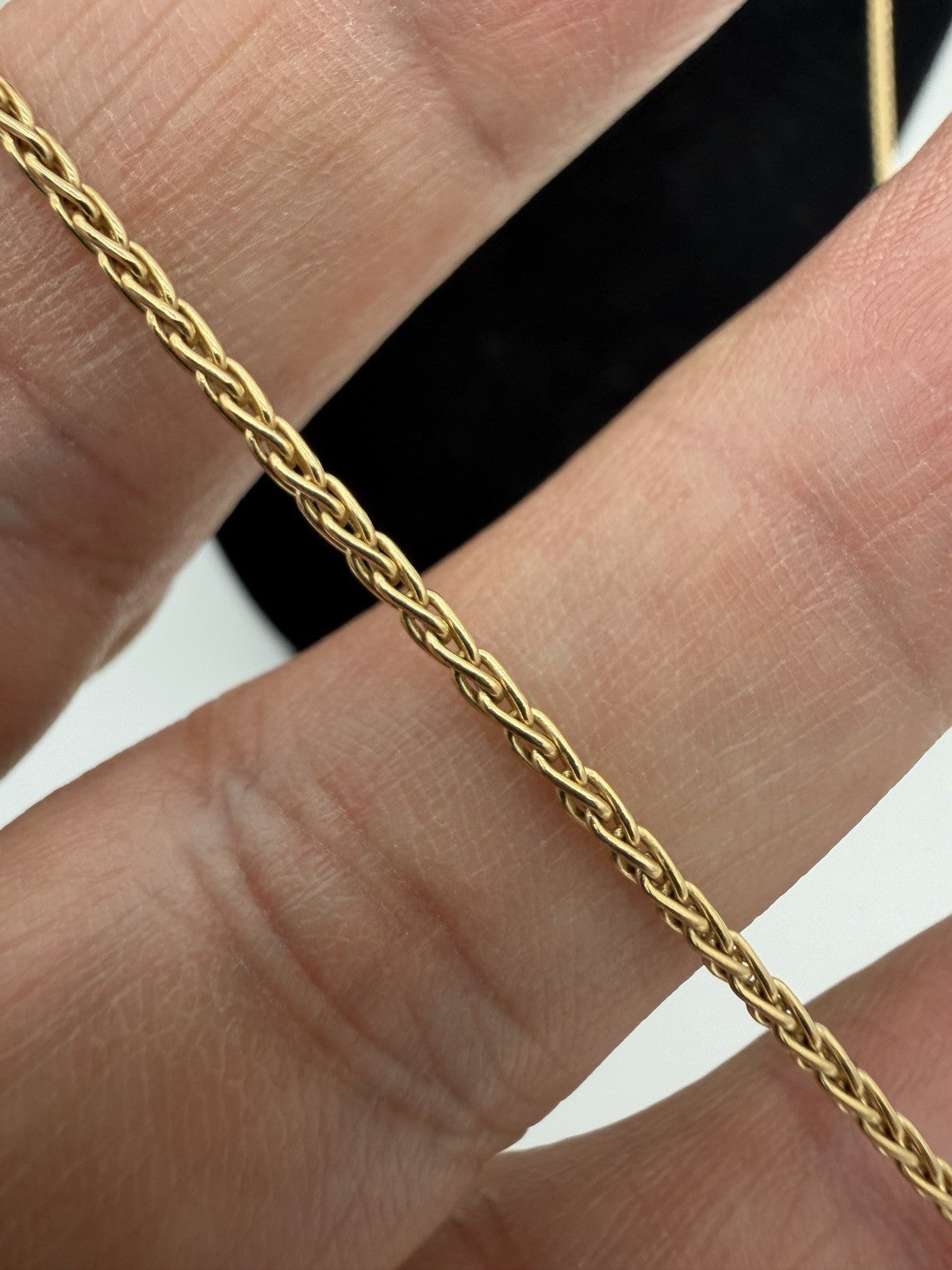 14k Yellow Gold Franco Chain 24”Length Weight 7.41g