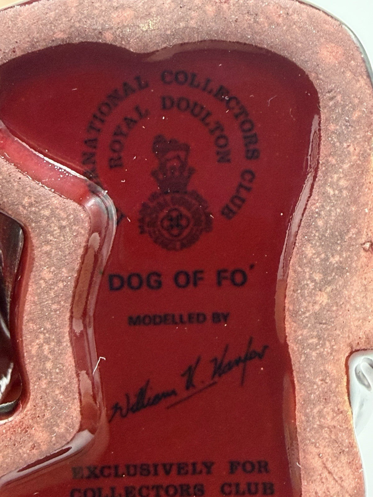 Royal Doulton Porcelain England Flambe Dog of Fo 5”H William K Harper 1982 Figur