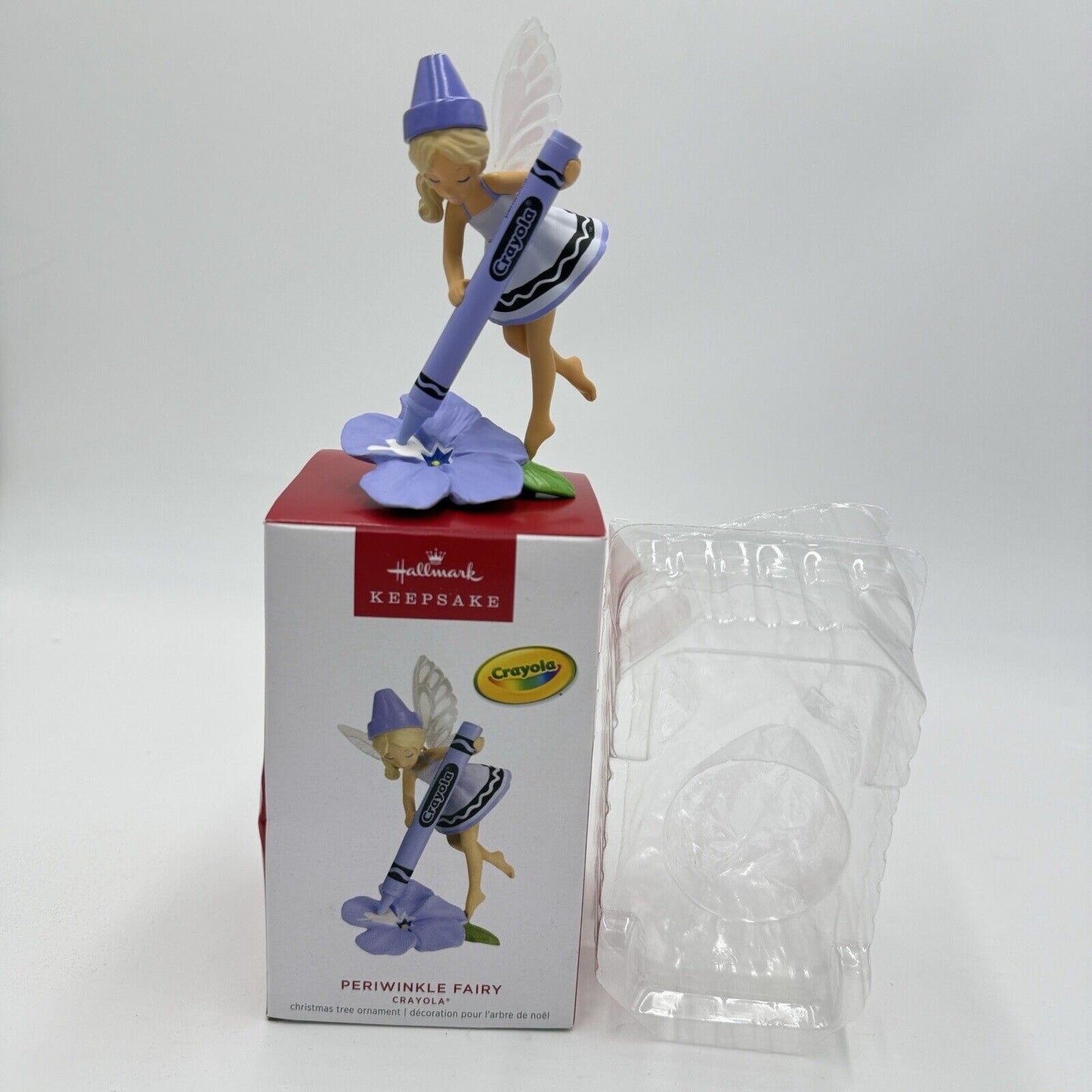 Hallmark 2023 Ornament PERIWINKLE FAIRY CRAYOLA Christmas Box