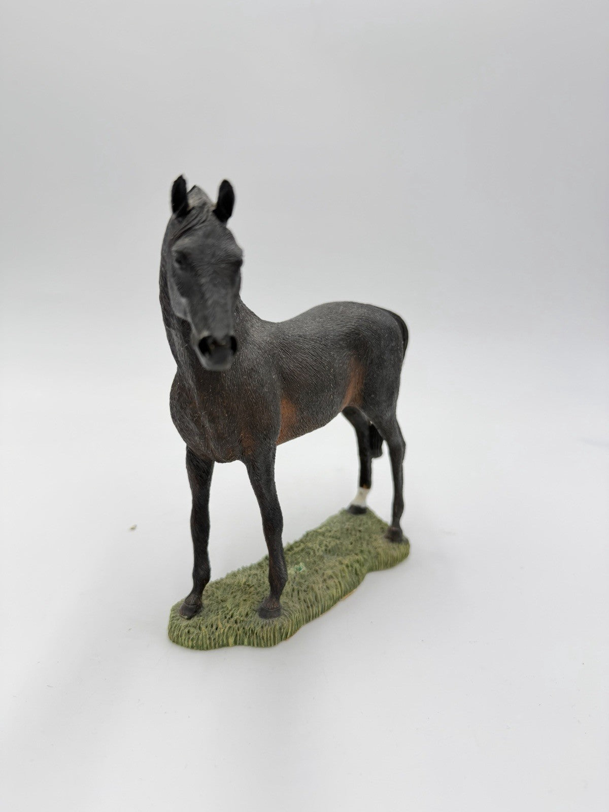 Rare Country Artists Morgan Dark Night Horse Figurine 6”H