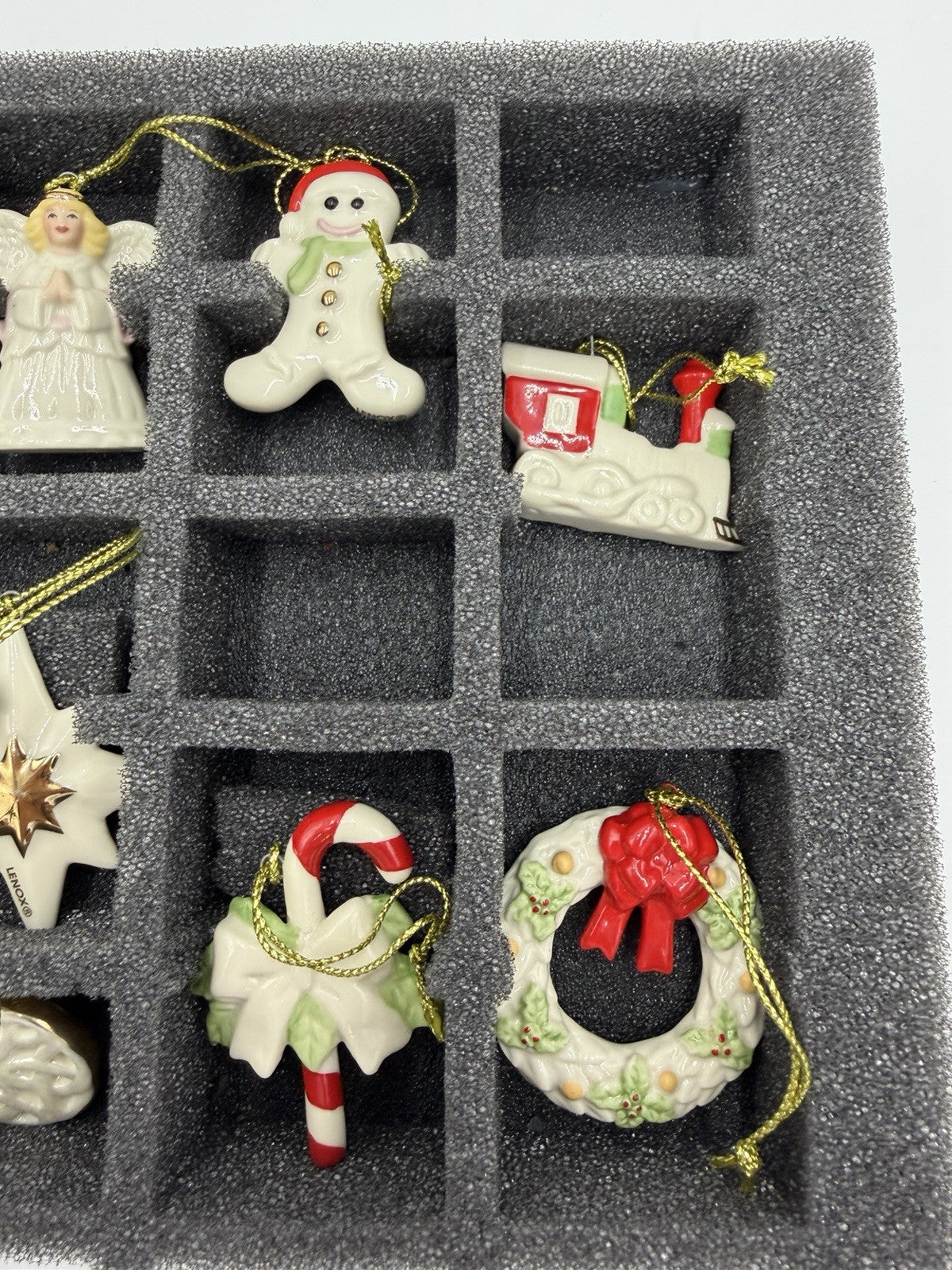Lenox Winter Delights Miniature Ornaments 9 Ornaments Porcelain Christmas