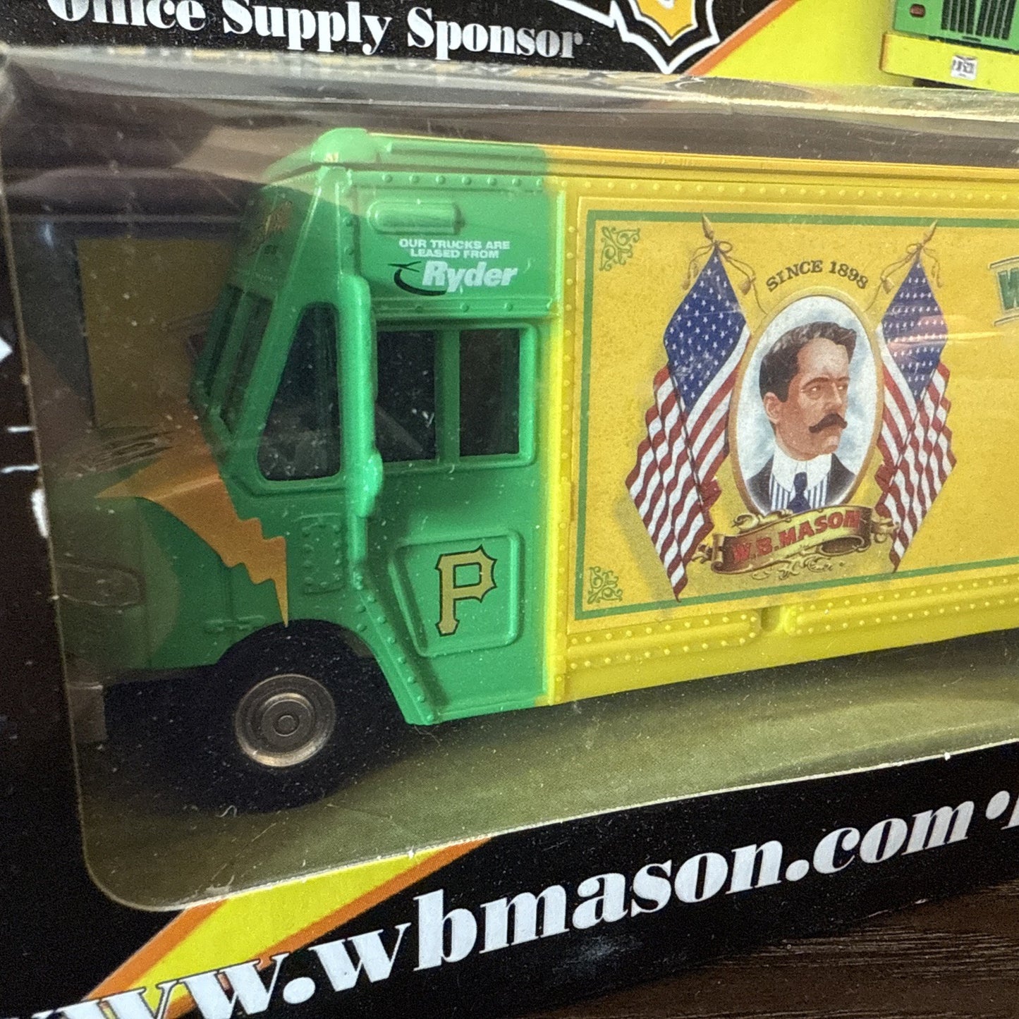 Pittsburgh Pirates WB Mason W.B. Mason Truck SGA 8/19/18 PNC Park MLB Diecast