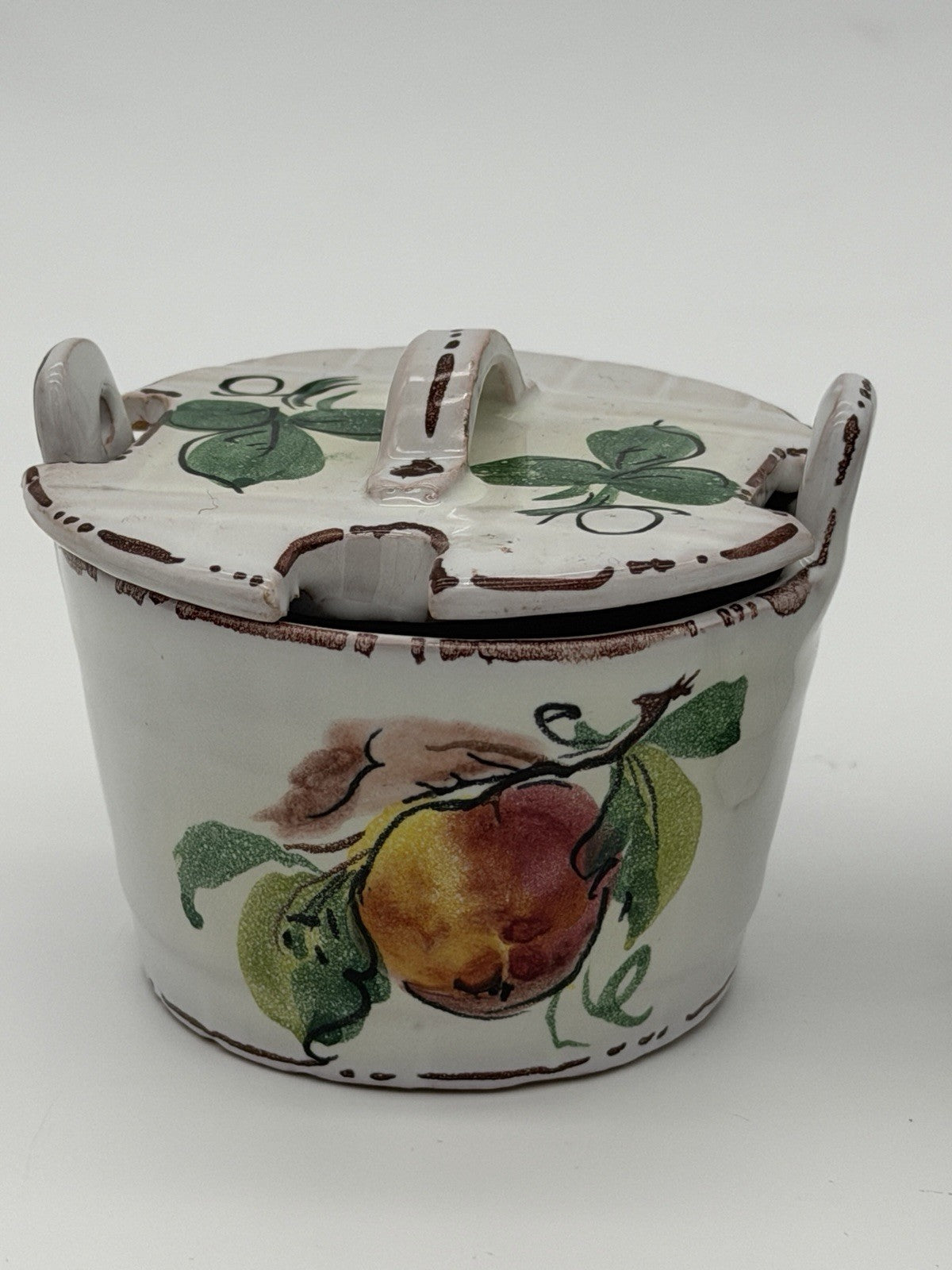 The Koscherak Brothers K.B.N.Y pottery majolica Italian painted bucket Bowls
