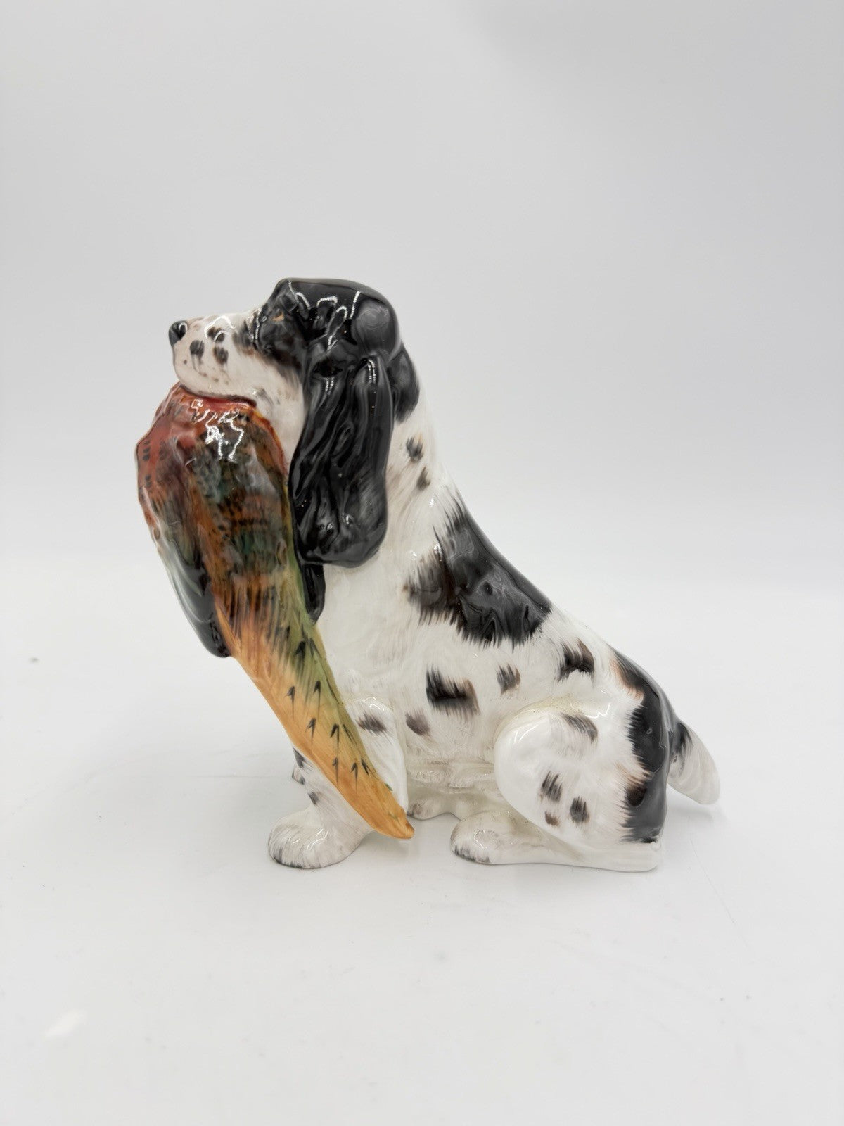 Royal Doulton Porcelain Springer Spaniel W Pheasant HN 1138 Dog England Figurine