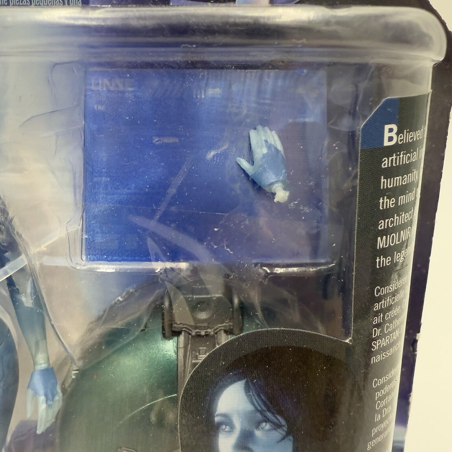 Halo 4 Series 1 Cortana Action Figure with Micro ops Master Chief McFarlane