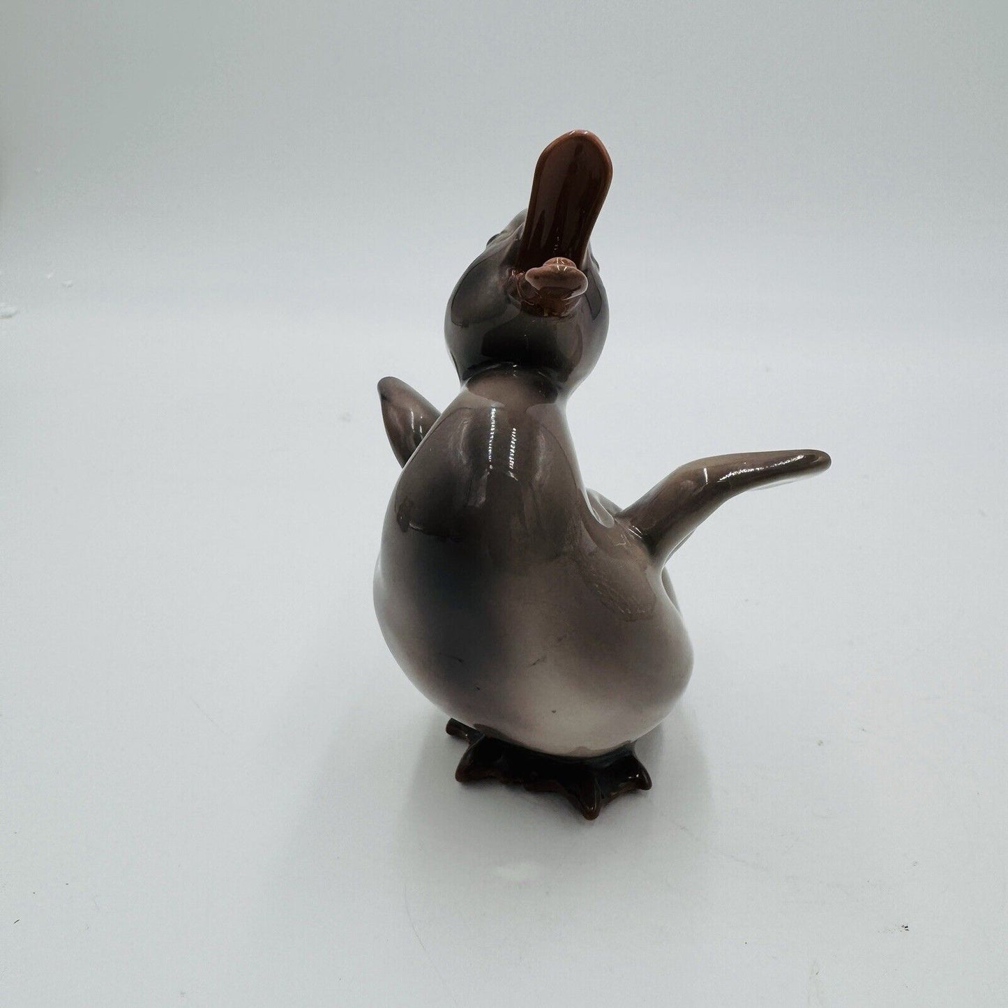 Dahl Jensen Copenhagen Denmark Porcelain Duckling #1032 c1960 Repaired Figurine