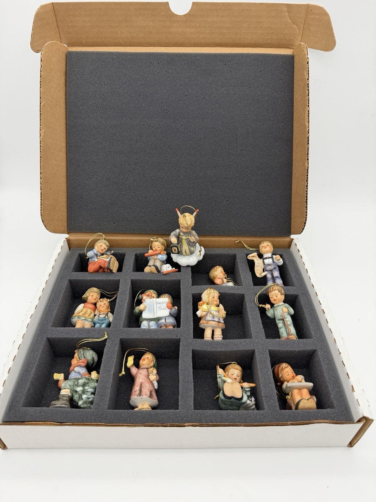 Goebel Berta Hummel Studio Christmas Ornaments Set 13 Pieces Porcelain