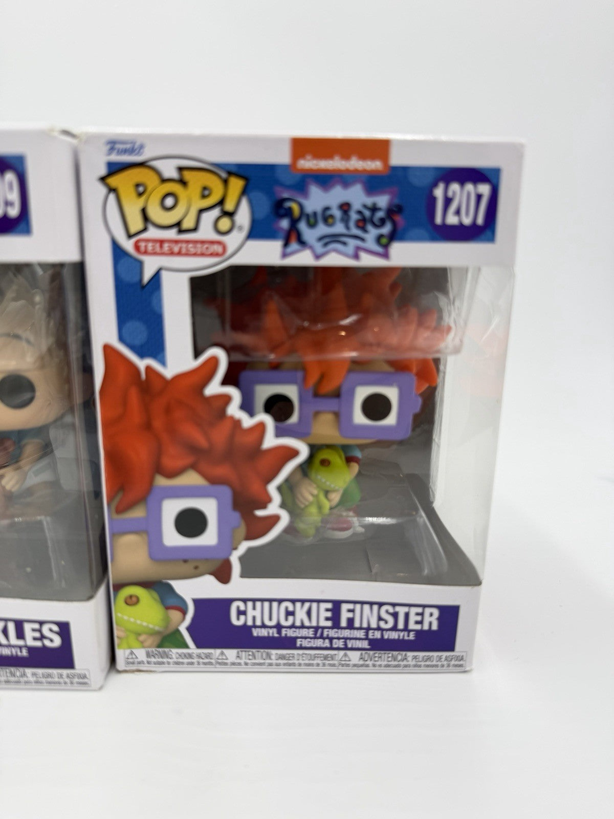 Funko Pop TV Nickelodeon RUGRATS #1209 TOMMY PICKLES  & CHUCKIE FINSTER #1207