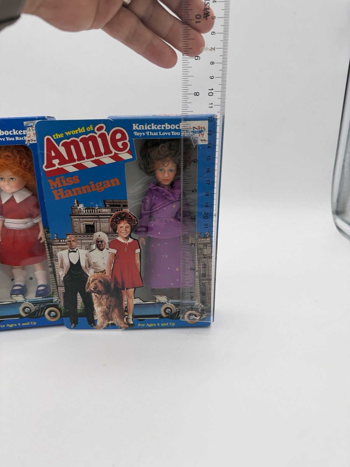 Rare Knickerbocker 1982 The World of Annie & Miss Hannigan Dolls Figurines Seald