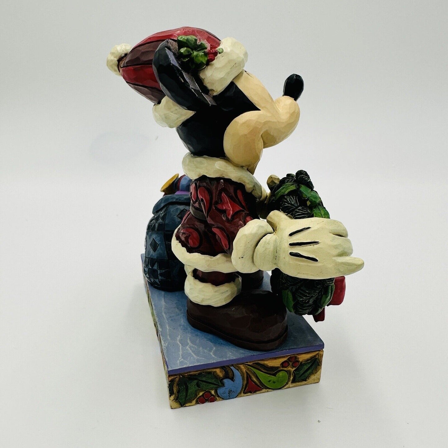 Jim Shore Disney Merry Christmas To You Mickey Sculpture Traditions Santa Hat