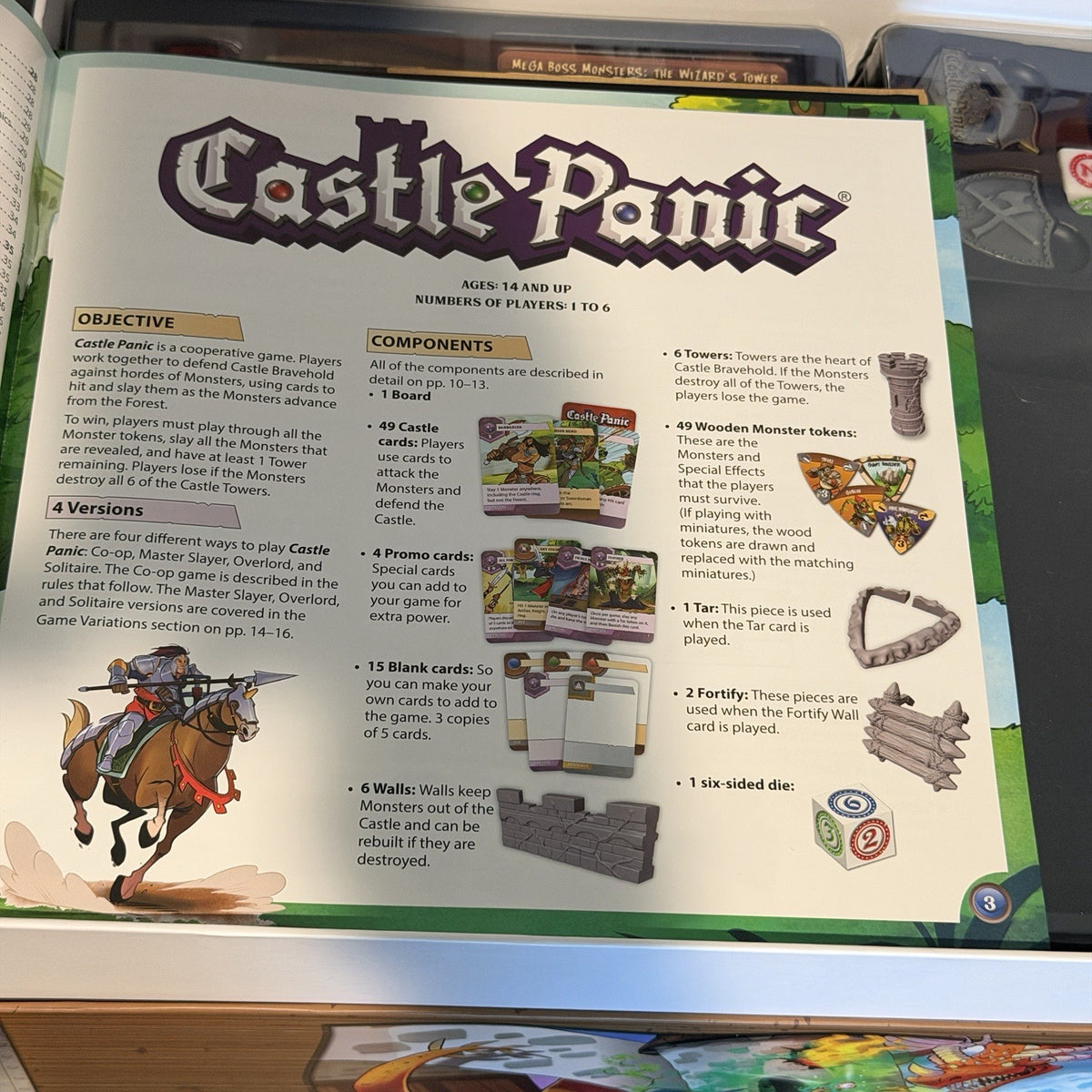 Castle Panic Wood Collection Kickstarter Fireside Games All Expansions