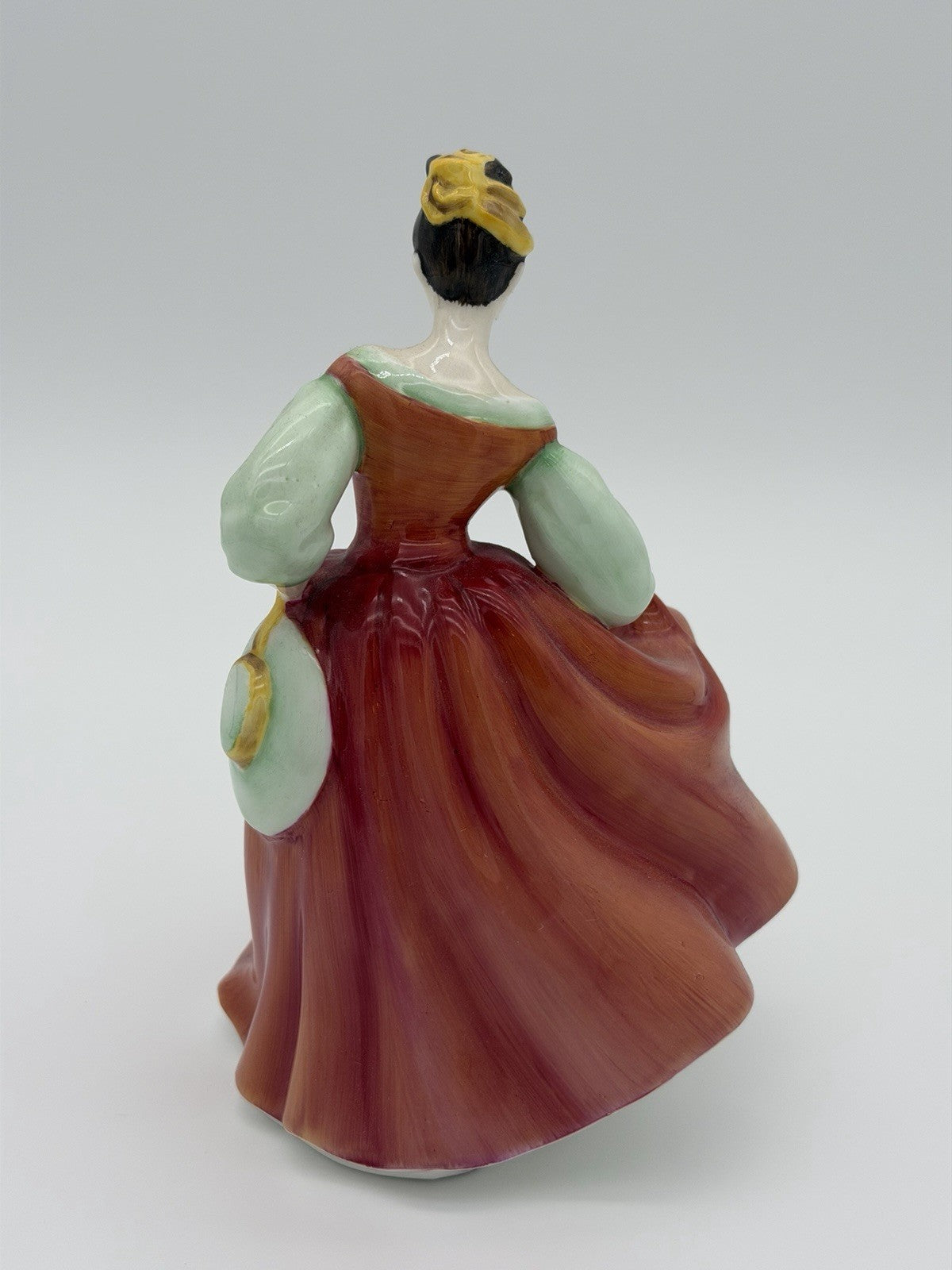 Royal Doulton England Porcelain Fair Lady Red HN2832 Figurine Vtg Painted 1960