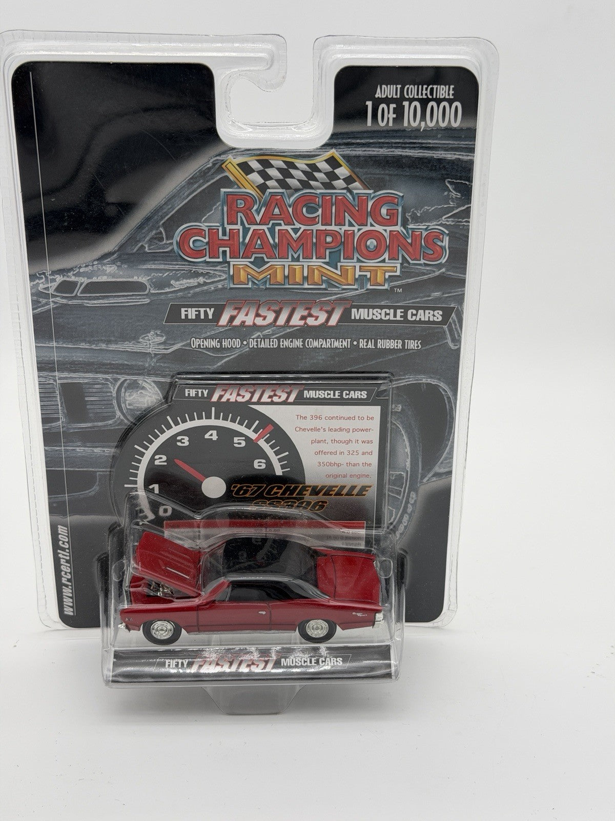 Racing Champions Fifty Fastest Muscle Cars '67 Chevelle SS 396 Red Car Sealed
