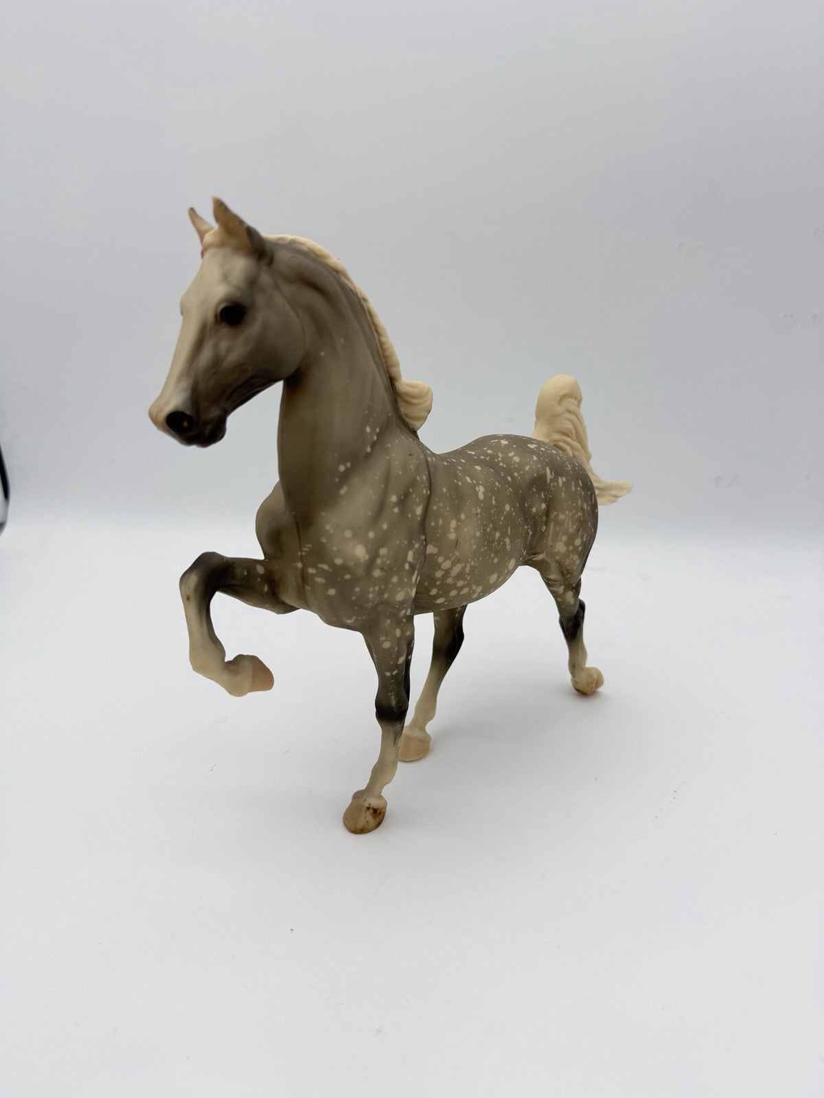 Breyer Horse American Saddlebred dapple grey Five Gaiter Rare Spotted Figurine