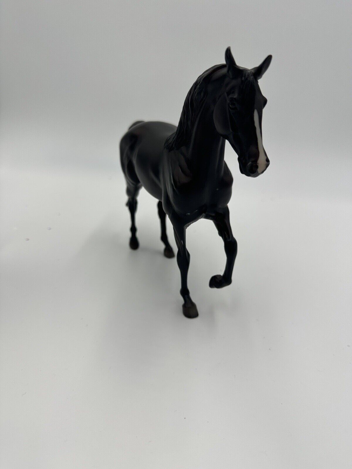 Breyer Horse Pair Raven Black Morgan And Classics Black Thoroughbred Toys