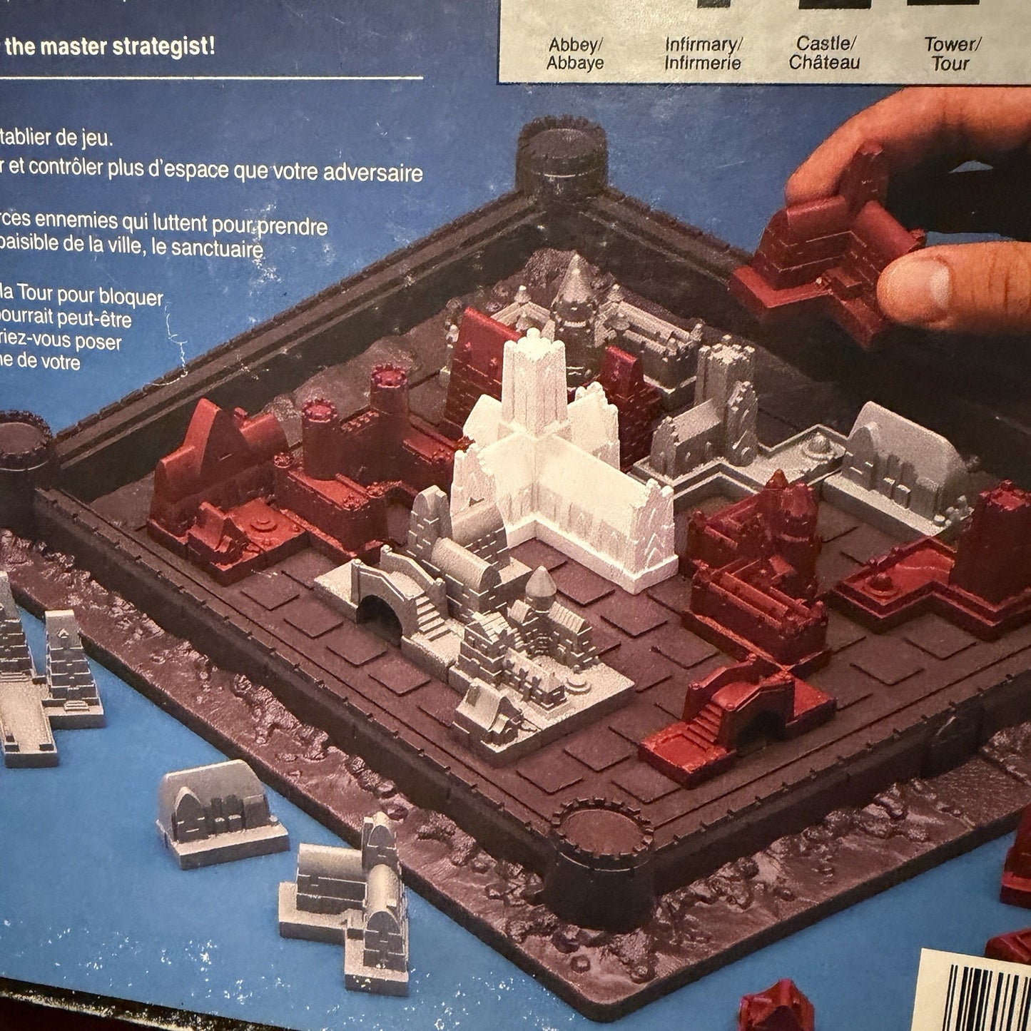 Cathedral Board Game Strategic Battle Medieval City Mattel Complete No Rules