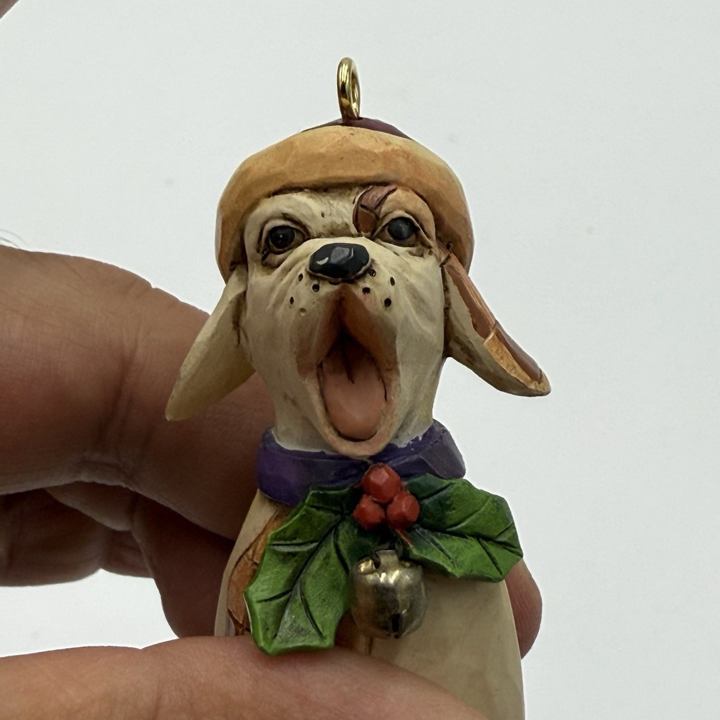 Jim Shore Heartwood Creek Christmas Caroling Dog Ornament #4011162.