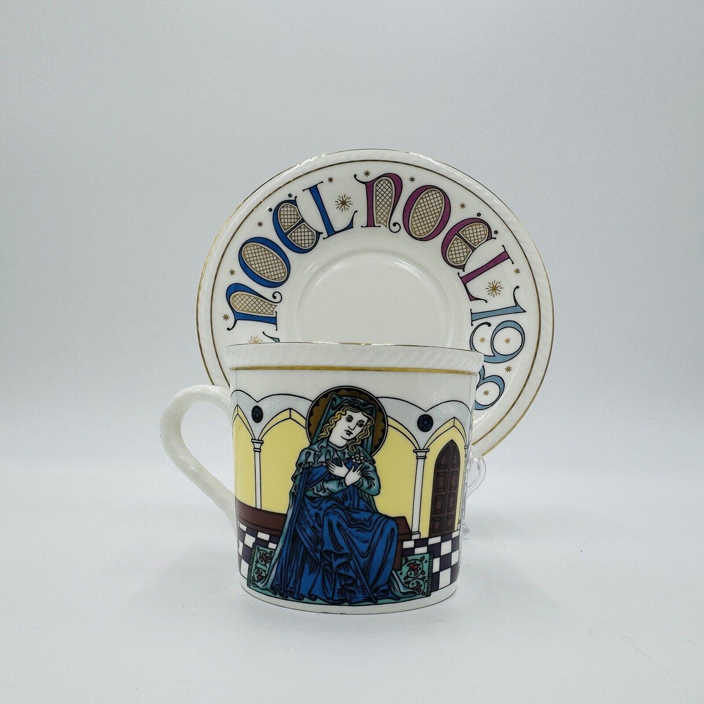 Royal Doulton The Annunciation Limited Edition Teacup & Saucer Porcelain Vintage