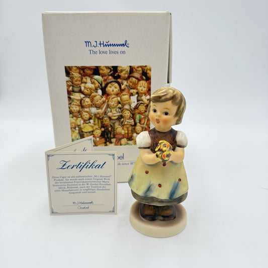 Goebel M.I. Hummel "FOR MOTHER" 5.5" Figurine 1963 Mold #257 Porcelain Vintage