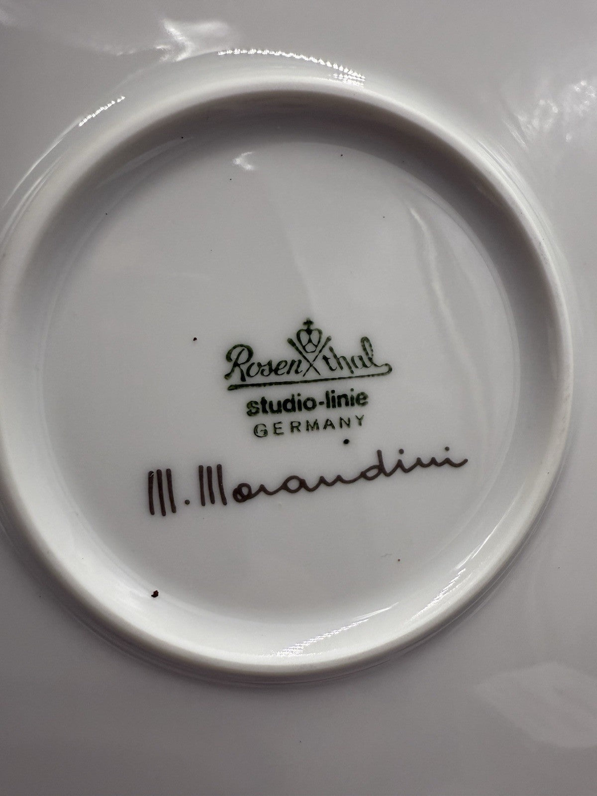 Rosenthal Studio-Line Morandini Alphabet Wall plate Marcello Morandini letter J