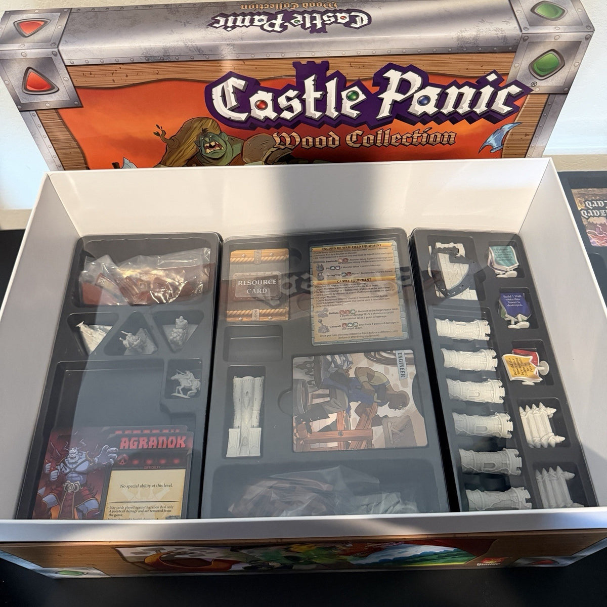 Castle Panic Wood Collection Kickstarter Fireside Games All Expansions