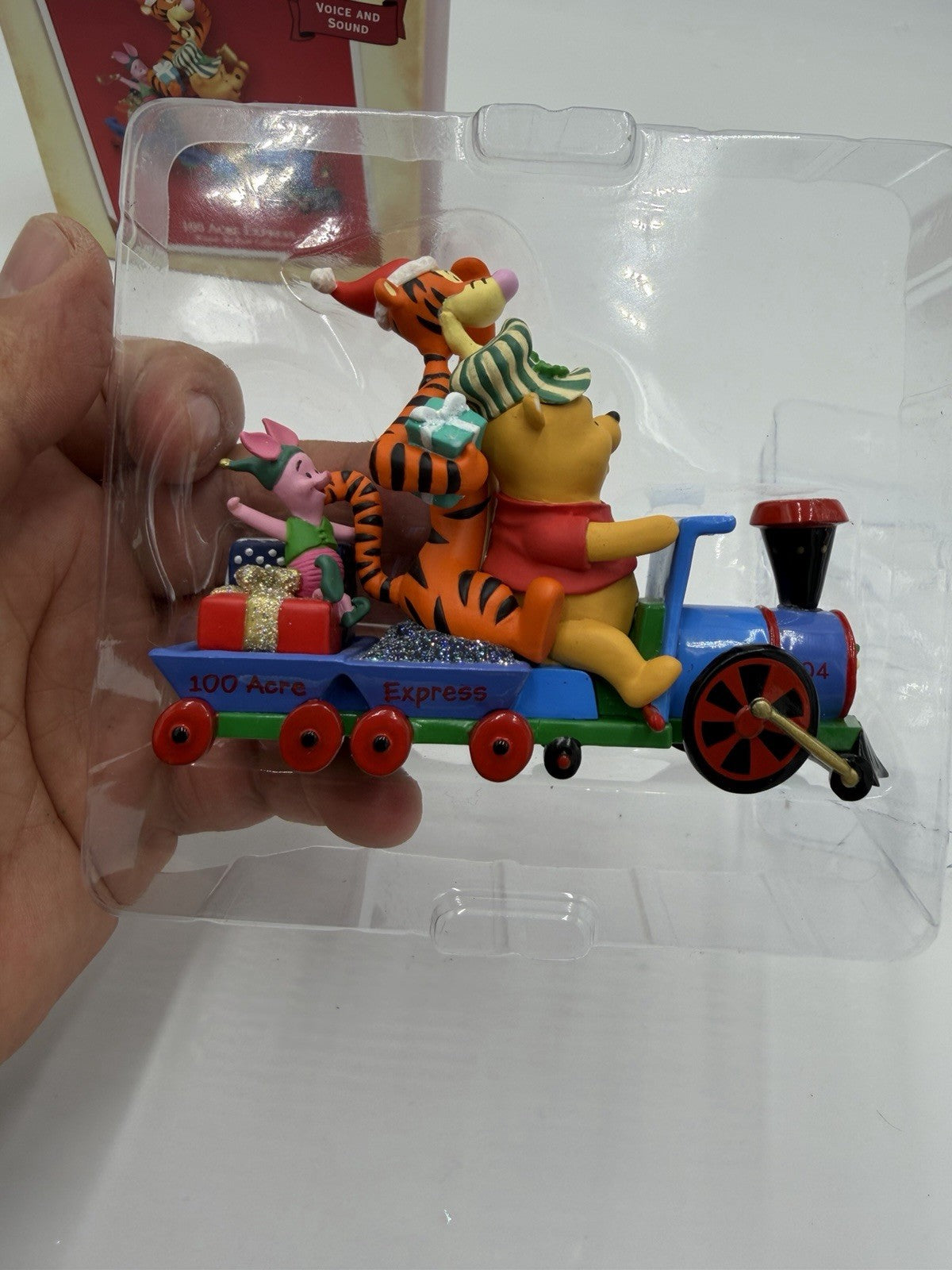 Hallmark Keepsake Disney Winnie The Pooh 100 Acre Express Animated  Ornament